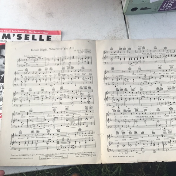 Vintage Original Sheet Music bundle of 6 Including And They Called It Dixieland - Picture 5 of 11